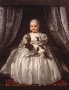 Karel II. Stuart jako dítě