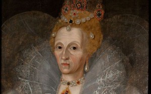jediný portrét skutečné tváře Alžběty I. ve stáří 