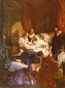 smrt Jany Seymourové po porodu